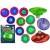 Maģiskais vilciņš ar LED gaismām, 1 gab.
