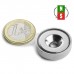 Neodīma magnēts ar caurumu 25mm N35 18kg