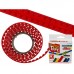 Elastīgā konstruktoru Lego lente 1.25m sarkana