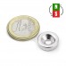 Neodīma magnēts ar caurumu 15x4mm N35 3kg