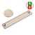 Neodīma magnēts pieskrūvējams 80x13.5x5mm N35 33kg