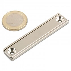 Neodīma magnēts pieskrūvējams 60x13.5x5mm N35 30kg