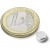 Neodīma magnēts 6x2mm N45 0.74kg, 10 gab.
