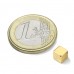Neodīma magnēts 5mm kubs, zelta N35